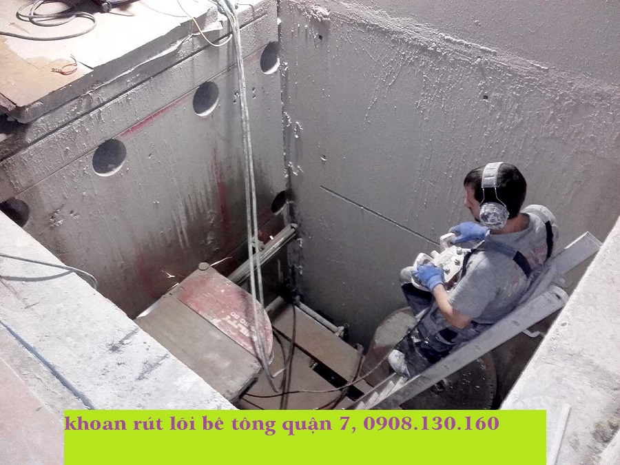 Khoan rút lõi bê tông Quận 7, giá tốt nhất TpHCM
