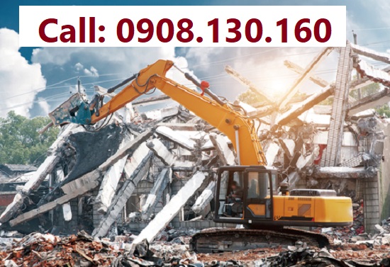 Phá dỡ nhà cũ tại TPHCM, Dịch vụ phá dỡ công trình trọn gói