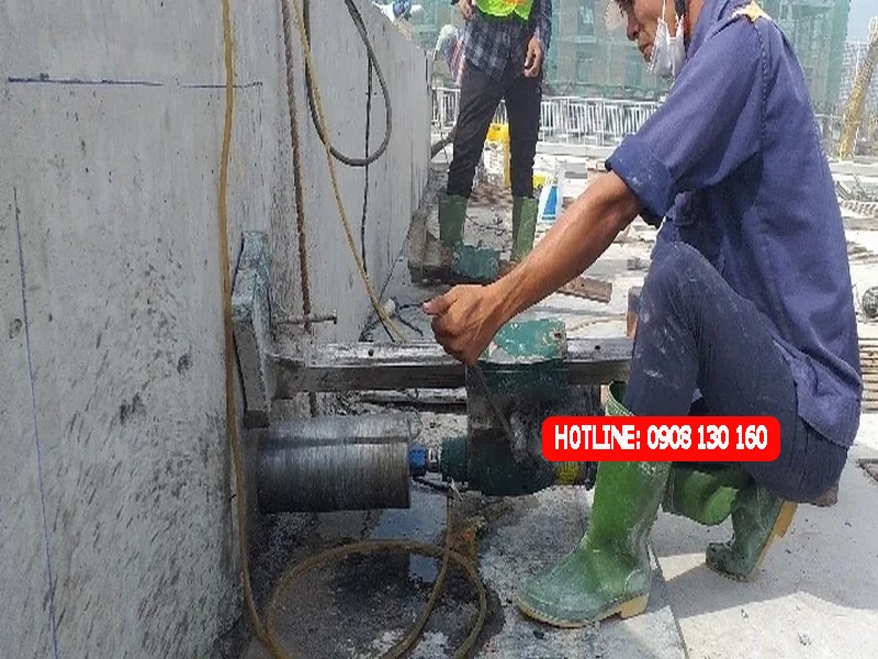 Khoan cắt bê tông TP.HCM chuyên nghiệp, giá từ 8.000 VNĐ/m