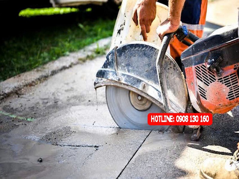 Khoan cắt bê tông Bình Dương, alo 0908.130.160 có ngay
