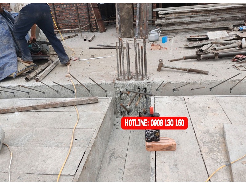 Khoan Cấy Thép Nhà Xưởng Bình Dương Trọn Gói 0908.130.160